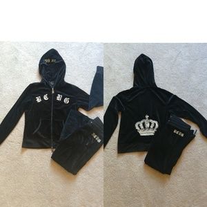 GUC black BCBGMaxAzria tracksuit